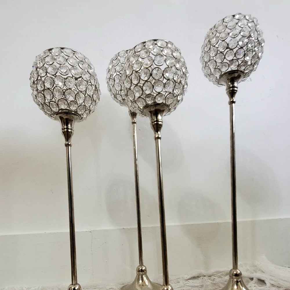Z Gallerie Tealight Lamps Two 20-inch & Two 17-inch [All Four]